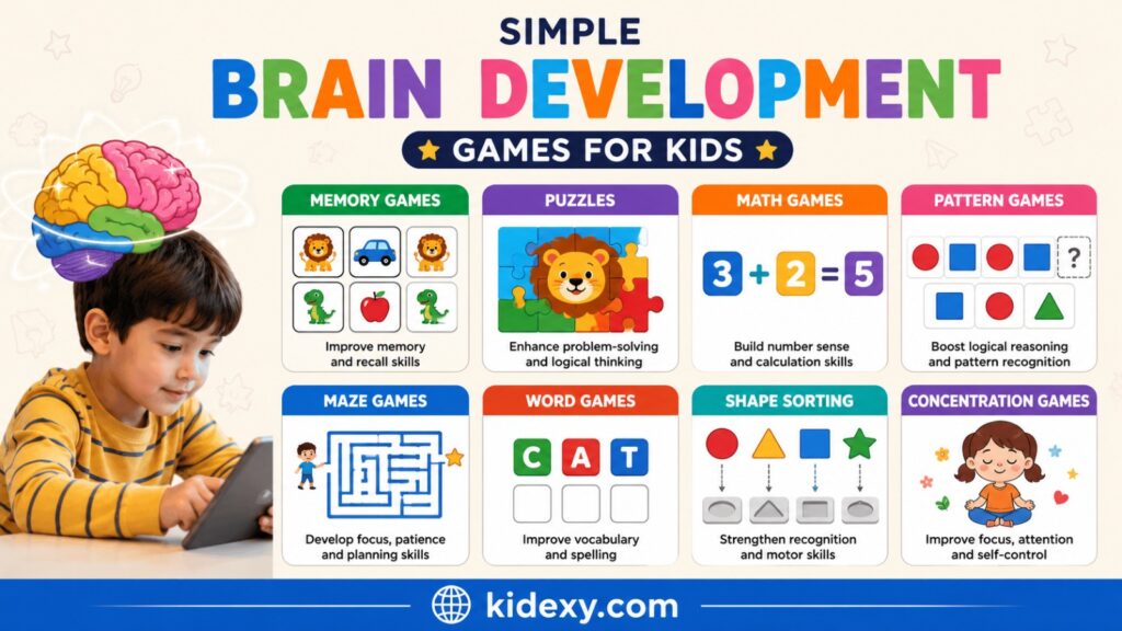 simple brain development games for kids