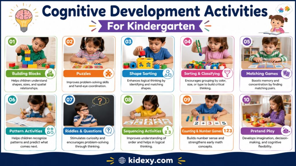 cognitive development activities for kindergarten
