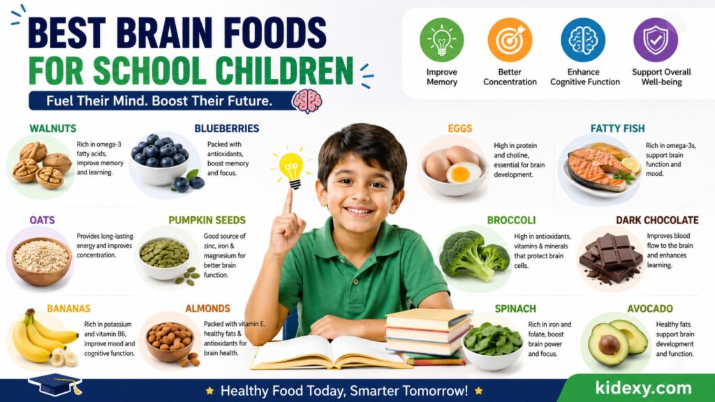 best brain foods for school children