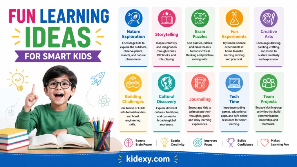 fun learning ideas for smart kids