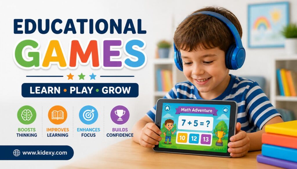 Educational Games for Kids Online Free: Best Learning Games for Math, Reading, Science and Coding 9 gpt image 2 educational games highly relevant featured image for blog post professional clea 0 educational games