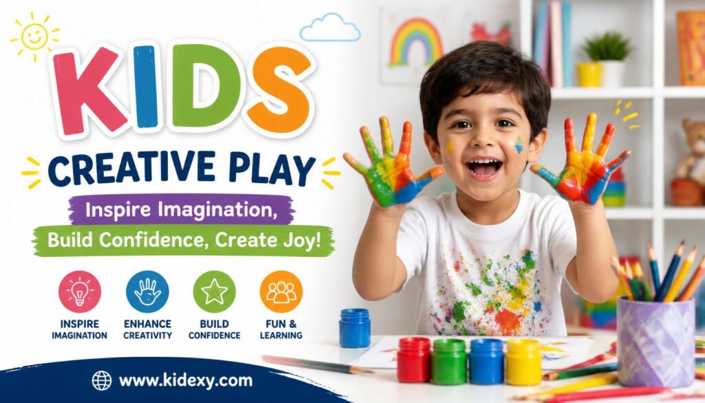 Kids Creative Play Ideas: Fun Activities for Learning, Imagination, and Development 6 gpt image 2 kids creative play highly relevant featured image for blog post professional cle 0 kids creative play