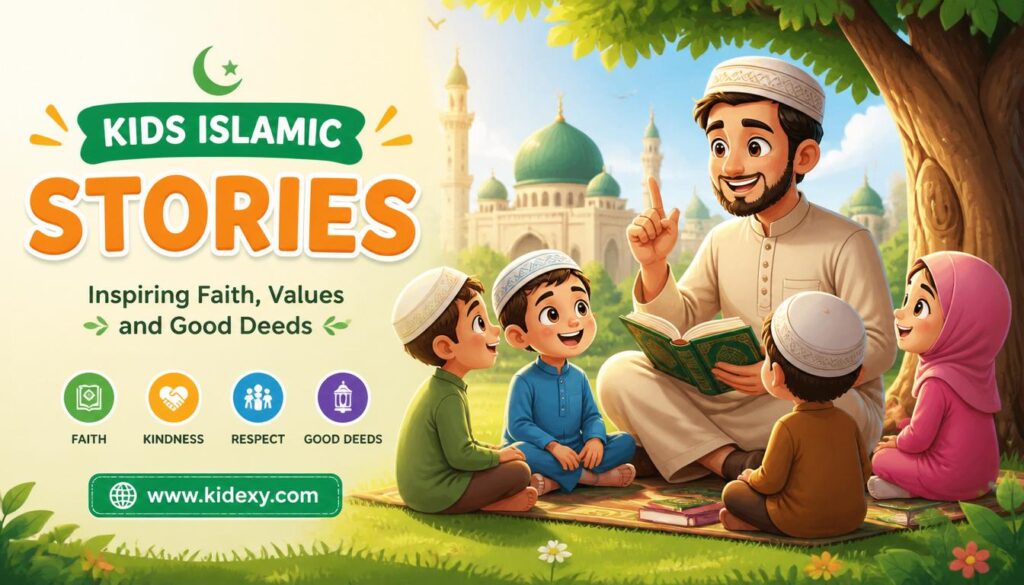 Kids Islamic Stories: Best Moral Stories for Children with Prophets and Quran Lessons 1 gpt image 2 kids islamic stories highly relevant featured image for blog post professional c 0 kids islamic stories