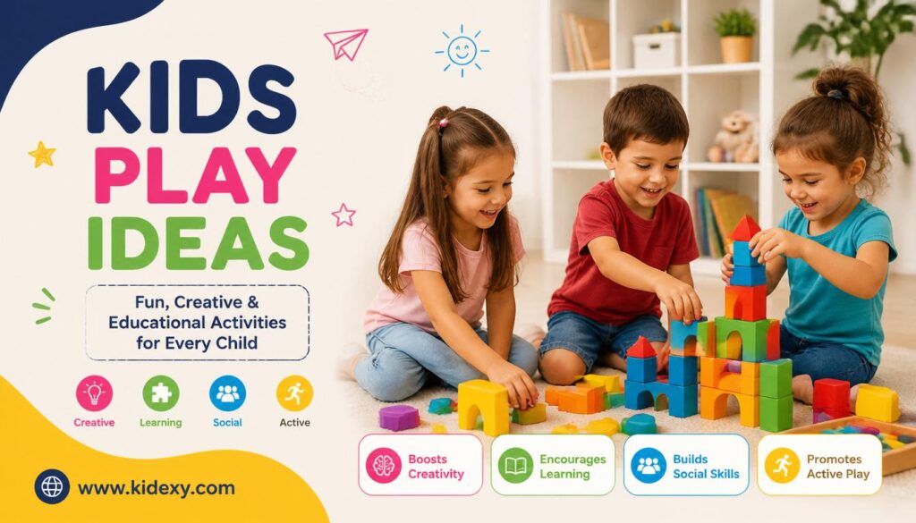 Kids Play Ideas: 100 Fun Indoor and Outdoor Activities for Kids at Home 8 gpt image 2 kids play ideas highly relevant featured image for blog post professional clear 0 kids play ideas